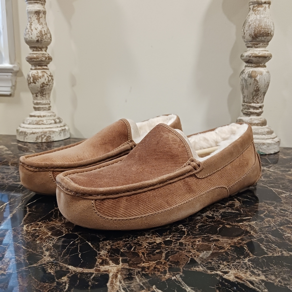 Ugg Ascot II Venetian Curdoroy Driver/Slippers Size 8 Men/9.5 Women - Picture 4 of 12
